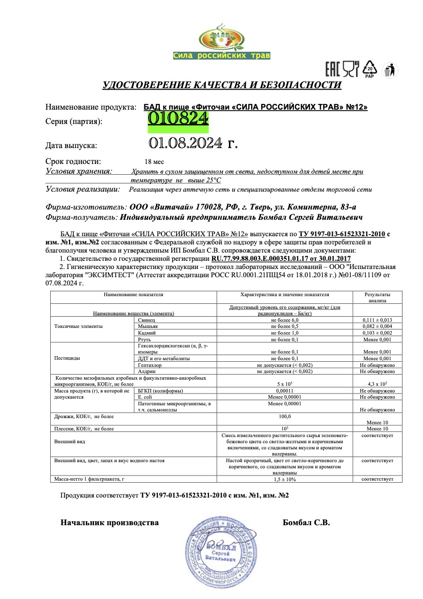 Паспорт №082024